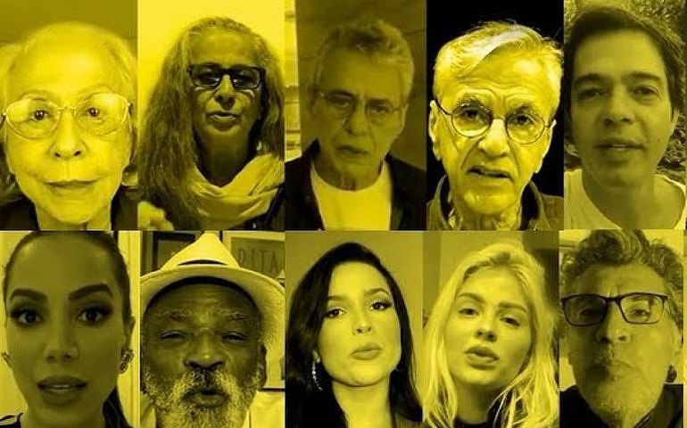 Em vídeo, Anitta, Caetano Veloso e Fernanda Montenegro leem carta pela democracia