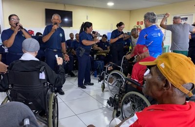 Semsc realiza nova edição da Ação do Idoso em abrigo no Centro de Maceió