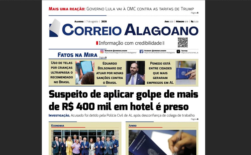 Suspeito de aplicar golpe de mais de R$ 400 mil em hotel é preso