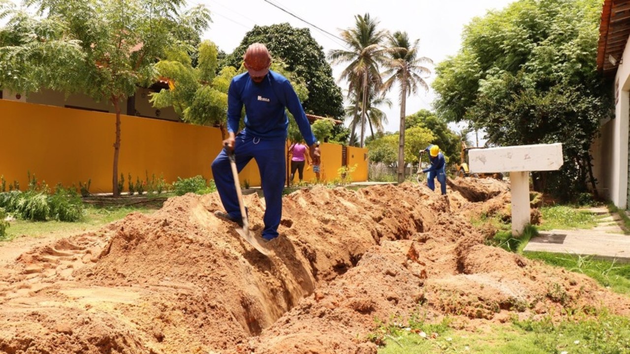 Obras de abastecimento em Japaratinga seguem em ritmo acelerado