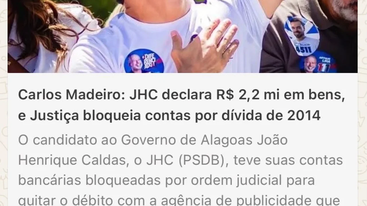 Imprensa nacional expõe dívida com publicitário e contas bloqueadas do ex-prefeito