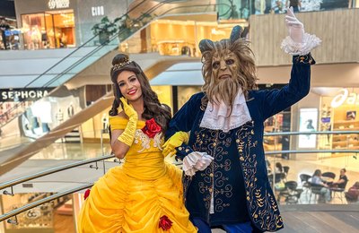 Parque Shopping Maceió promove Areninha Multi Kids com espetáculo "A Bela e a Fera"