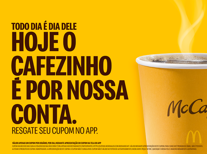 Rede de restaurantes oferece café grátis em unidades de todo o Brasil até dia 27 de abril