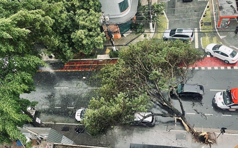 Temporal em SP deixa 1 morto e 170 mil imóveis sem energia elétrica