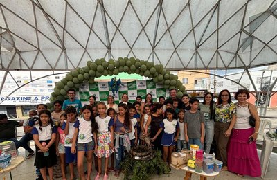 Meio Ambiente de Anadia promove exposição de recicláveis