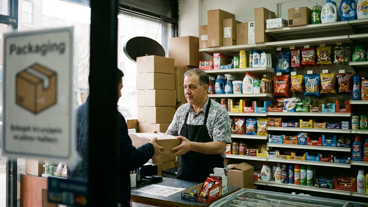 Pequenos negócios ganham nova fonte de renda como pontos de retirada de compras on-line.