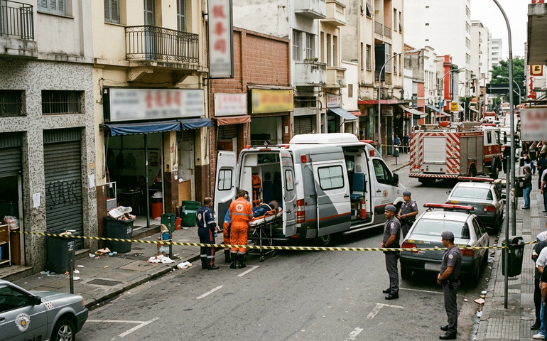 Briga familiar termina em morte e feridos na Liberdade, centro de SP
