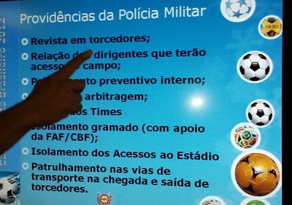 Comando do Policiamento da Capital detalha plano de policiamento para o jogo do CRB x Macaé neste sábado