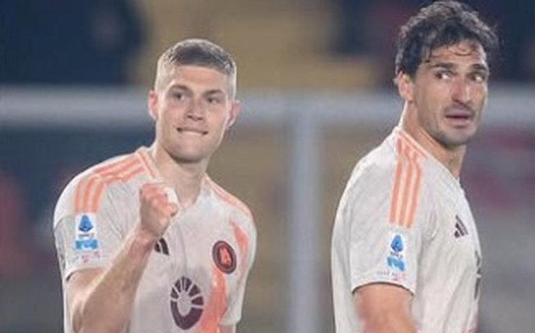 Roma vence Lecce com gol no final e tenta se aproximar do pelotão de frente no Italiano