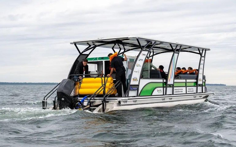 Itaipu lança 1º barco da América Latina movido a hidrogênio verde