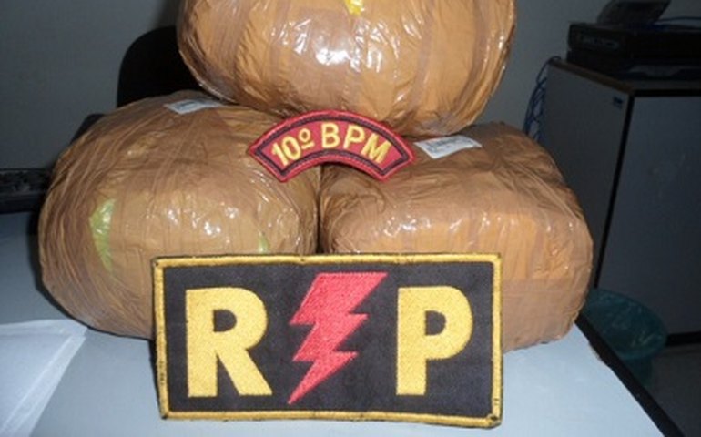 10º BPM apreende 3Kg de maconha em Palmeira dos Índios
