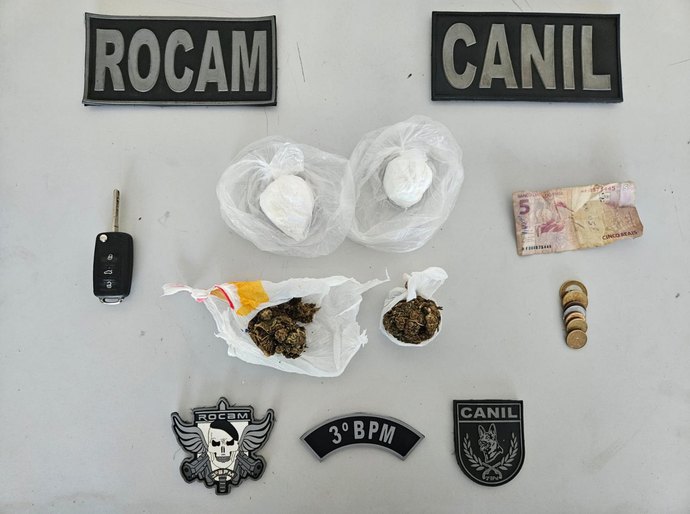 Polícia Militar apreende drogas após abordagens em Arapiraca