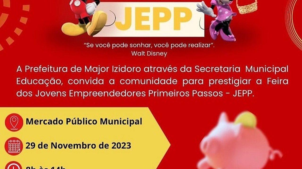 Prefeitura de Major através da Semed promove 5ª feira do projeto Jovens Empreendedores Primeiros Passos
