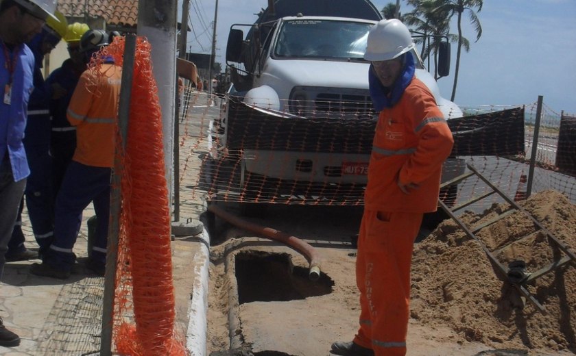 Arsal fiscaliza obras de interligação   de gasoduto em Jacarecica