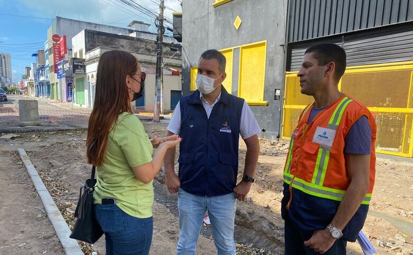 Obras de requalificação do Centro serão retomadas nesta terça-feira (16)