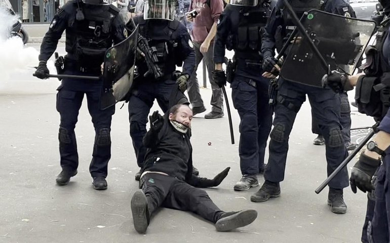 Protestos na França contra cortes de gastos têm 521 manifestantes presos ao redor do país