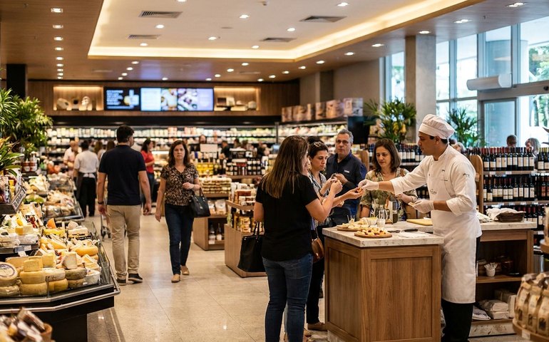 Supermercados do Rio apostam em corredores premium, degustações e experiências gourmet
