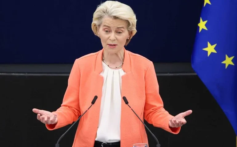 UE: Von der Leyen planeja sanções a Israel e suspensão parcial de comércio por guerra em Gaza