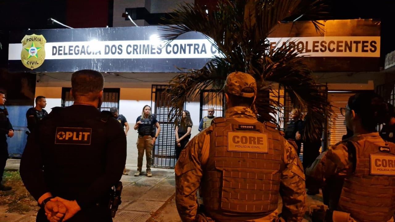 Dia D da Operação Caminhos Seguros: Polícia Civil prende três por estupro de vulnerável em Maceió