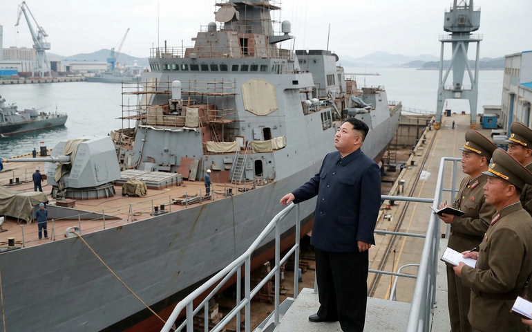 Coreia do Norte anuncia planos de construir dois destróieres por ano