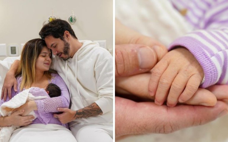 Nasce Lua, filha de Viih Tube e Eliezer