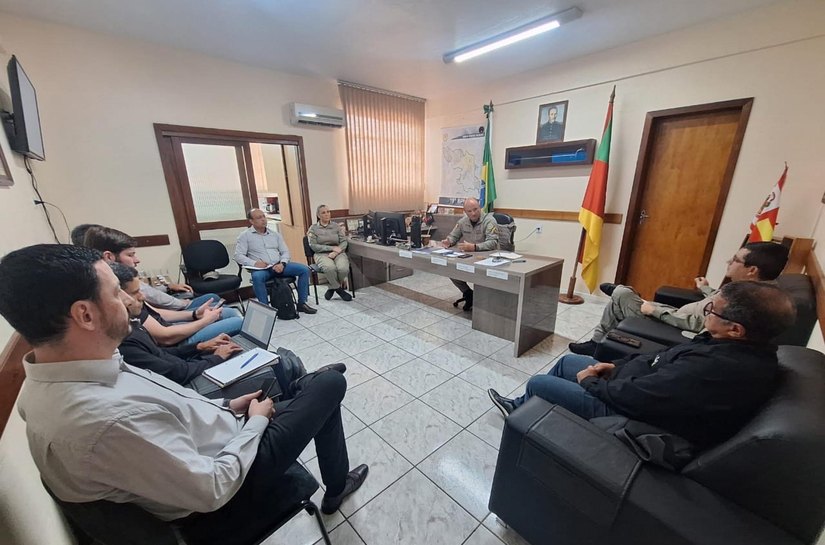 Comissão de estudo sobre câmeras corporais visita Brigada Militar do Rio Grande do Sul