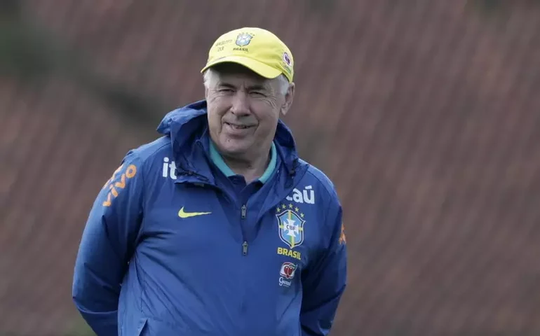 Ancelotti convoca Brasil para amistosos contra Coreia e Japão