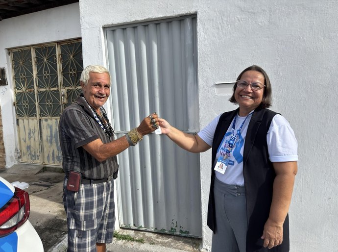 Programa Novo Lar, Nova Vida garante moradia digna para mais uma pessoa em situação de rua