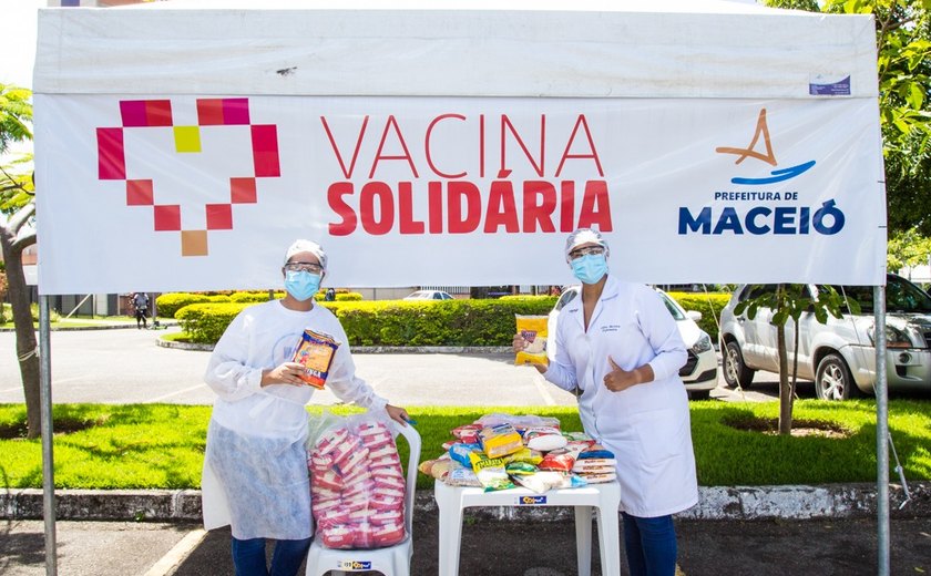 Campanha Vacina Solidária já recebeu quase 900 quilos em doações