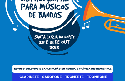 Santa Luzia do Norte recebe Oficina Instrumental para Músicos de Bandas