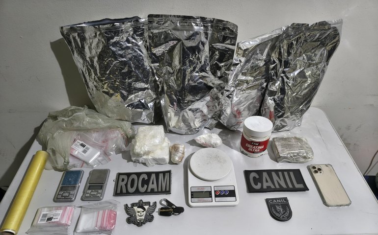 PM-AL apreende 25 armas e quase 22 quilos de drogas em uma semana