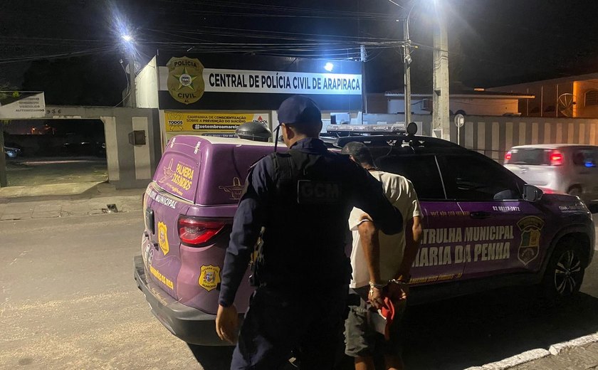 Homem armado com faca ameaça mãe e é preso em Palmeira dos Índios