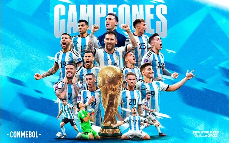 A Taça volta para casa: ARGENTINA CONSAGRA-SE CAMPEÃ MUNDIAL