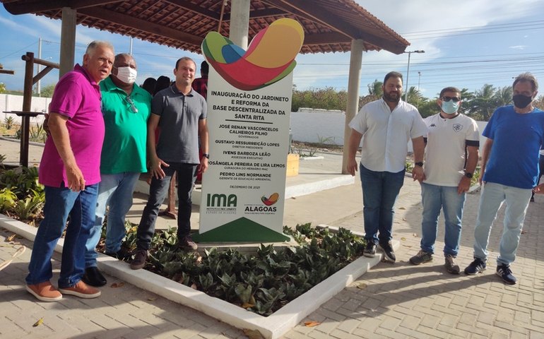 Jardineto Afrânio Menezes é inaugurado na base descentralizada do IMA