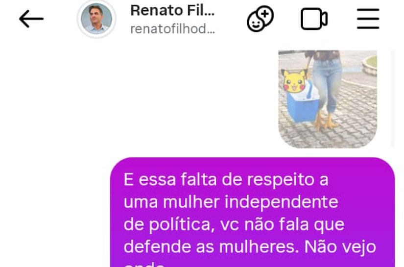 Ataque à pré-candidata expõe violência política de gênero no Pilar, mulheres repudiam Renato Filho e prestam solidariedade a Thais Canuto