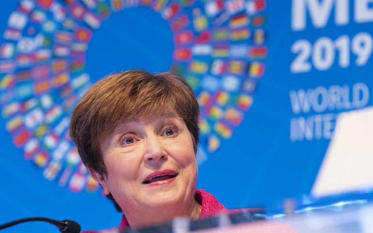 Crescem chances de uma aterrissagem suave para a economia global, diz diretora-gerente do FMI