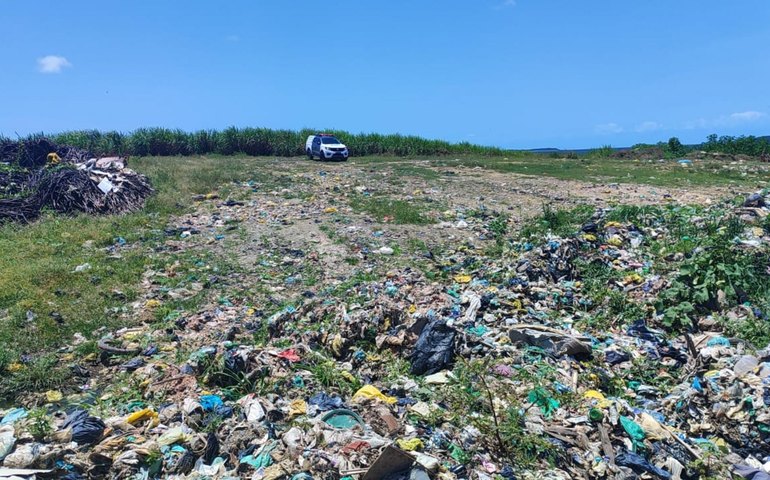 IMA multa Prefeitura de São Luís do Quitunde por descarte irregular de lixo em dois pontos da cidade