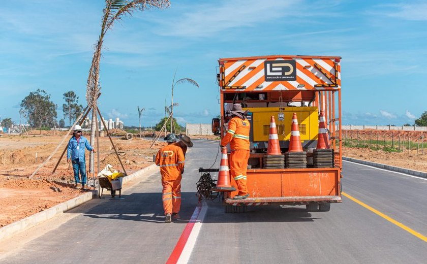 Obras na Avenida Alice Karoline avançam e chegam a mais de 65%