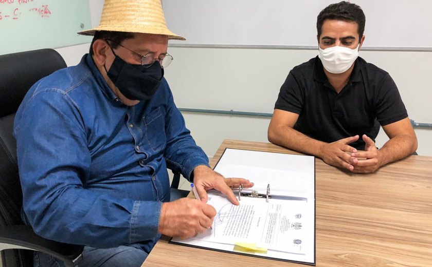 Prefeito Gilberto Gonçalves assina Ordem de Serviço para construção de novo acesso à cidade de Rio Largo