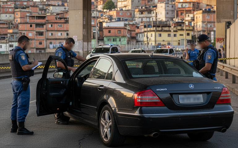 Polícia recupera carro de deputado roubado em viaduto menos de 12 horas após assalto