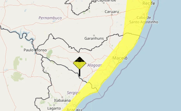 O Instituto Nacional de Meteorologia renovou, na terça-feira, 24, o alerta de perigo potencial