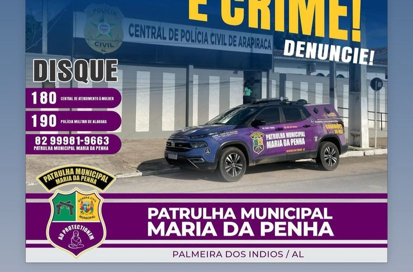 Guarda Municipal de Palmeira dos Índios prende homem acusado de tentar estuprar cunhada e agredir esposa