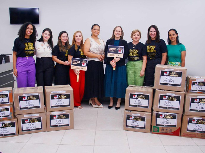 TJAL destina 13 mil absorventes para as cidades de Viçosa, Chã Preta e Arapiraca