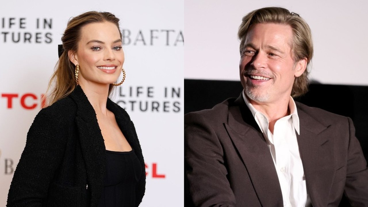 Babilônia: Margot Robbie convenceu diretor a fazer cena de beijo com Brad Pitt