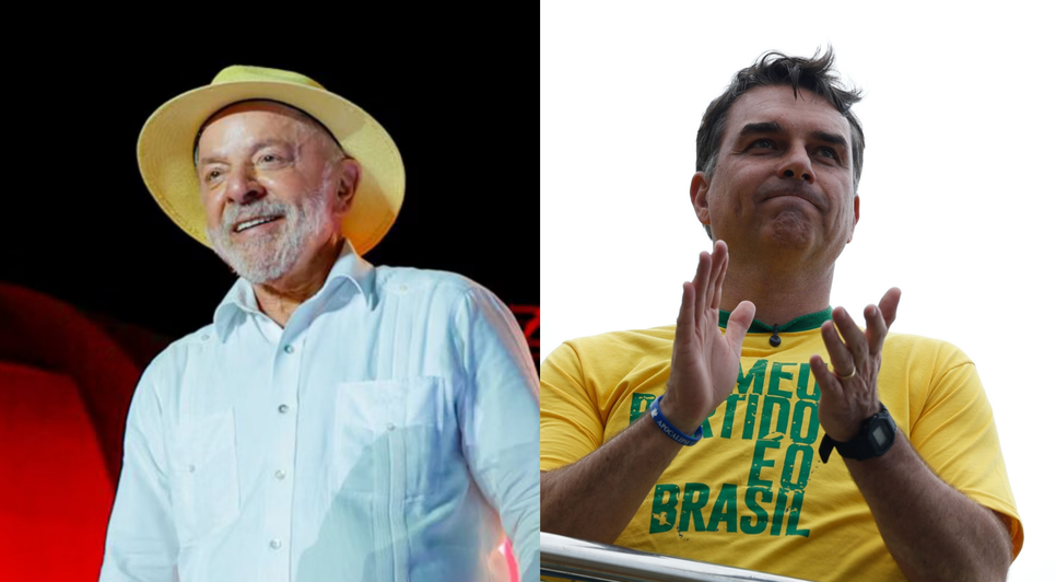 Última pesquisa BTG/Nexus, publicada nessa terça (13), aponta empate técnico entre Lula e Flávio Bolsonaro