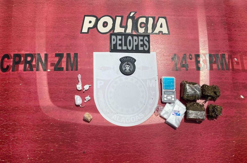 PM apreende drogas e arma de fogo em ações de combate ao crime no interior do estado