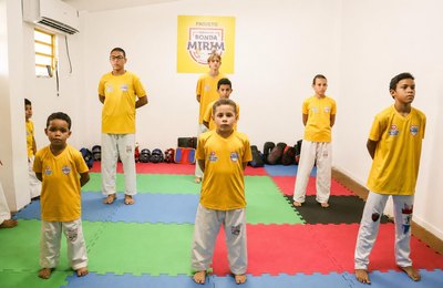 Atletas do Ronda Mirim Corações da Paz Taekwondo disputam Copa do Nordeste