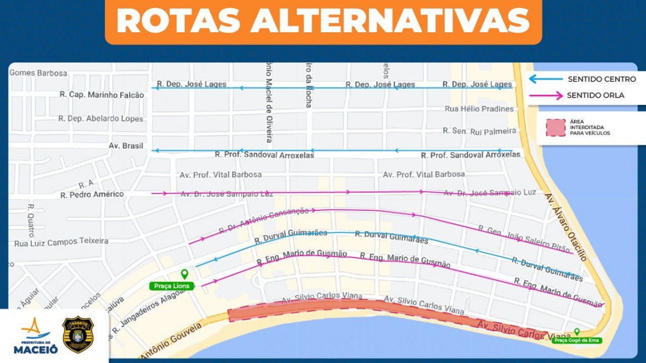 Abertura do Natal de Todos Nós modifica trânsito da orla nesta quarta-feira (7)