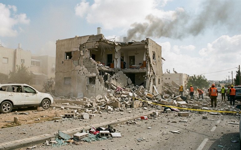 Ataque em Arad é o maior desde o início do conflito entre Israel e Irã, diz mídia