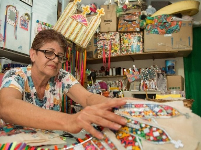 Cepa Vivo conta com oficina da artesã Vânia Oliveira, Patrimônio Vivo